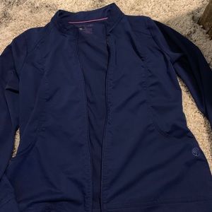 Healing hands scrub top - navy